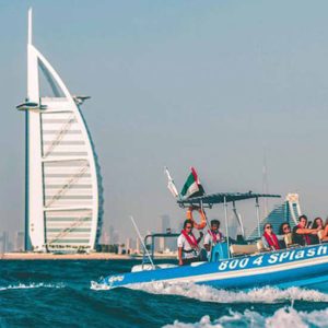90 Minutes Speedboat Tour: Dubai Marina, Atlantis and Burj Al Arab at Splash Tours, Dubai, United Arab Emirates Activities & Events Shop Online at Special Price from Dubai Shopping City