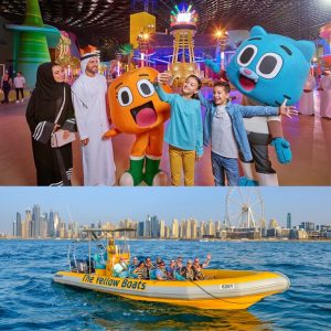 Combo: IMG World Of Adventures + FREE 99 Minutes Premium Boat Tour Combos and more adventures Dubai Combos and more adventures Shop Online at Special Price from Dubai Shopping City