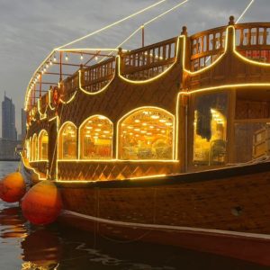 2-Hr Vip Marina Dhow Cruise With Dinner For 1, 2, 4 Adult, Or 1 Child EXPERIENCE RESTAURANTS Shop Online at Special Price from Dubai Shopping City