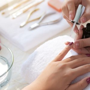 Get Classic Or Gelish Manicure & Pedicure W/W/O Hair Wash & Blow-Dry NAILS Shop Online at Special Price from Dubai Shopping City