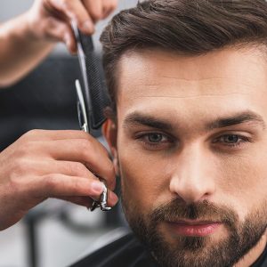 Mens Mani Pedi With Foot Scrub And Optional Haircut And Shave NAILS Shop Online at Special Price from Dubai Shopping City
