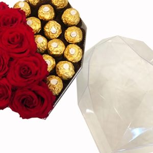 Roses With Ferrero Chocolates Men's Shop Online at Special Price from Dubai Shopping City