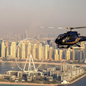 Up To One-Hour Helicopter Flying Tour At Falcon Aviation Services FLYING Shop Online at Special Price from Dubai Shopping City 2