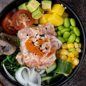 Feast On A Choice Of Poke Bowl 24oz + Classic Ice Tea For 1, 2 Or 4 Men's Shop Online at Special Price from Dubai Shopping City