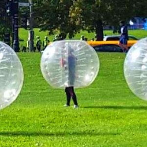 Bounce, Roll & Score: Bubble Soccer Game Experience For One Or Two LEISURE SPORTS Shop Online at Special Price from Dubai Shopping City