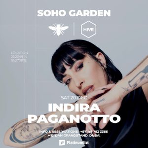 Indira Paganotto at Hive, Soho Garden Meydan – Dubai Nightlife Dubai Nightlife Shop Online at Special Price from Dubai Shopping City