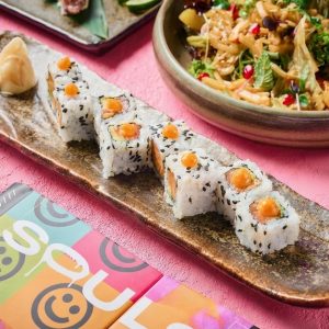 5* All-you-can-eat Sushi With Bottomless Soft Beverages JAPANESE Shop Online at Special Price from Dubai Shopping City