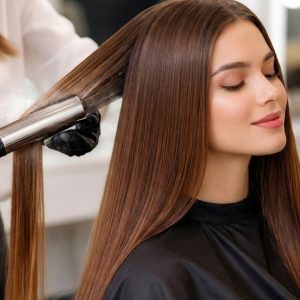 Restore Softness With A Professional Hair Straightening Treatment HAIRDRESSER Shop Online at Special Price from Dubai Shopping City