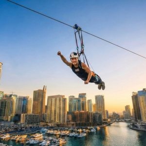 Xline Dubai Marina: World’s Longest Zipline Experience For One Adult WATER SPORTS Shop Online at Special Price from Dubai Shopping City
