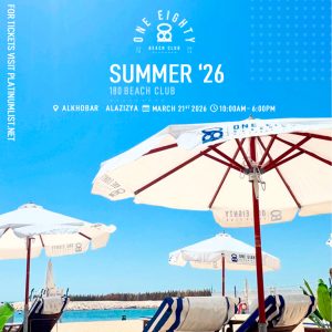 180 Beach Club in Khobar Nightlife Khobar Nightlife Shop Online at Special Price from Dubai Shopping City