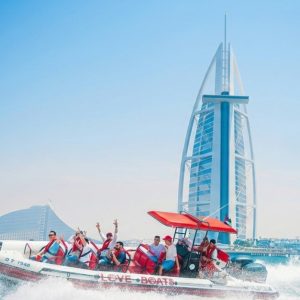 60-minute Love Boat/Speed Boat Cruise: Iconic Dubai Landmarks Men's Shop Online at Special Price from Dubai Shopping City