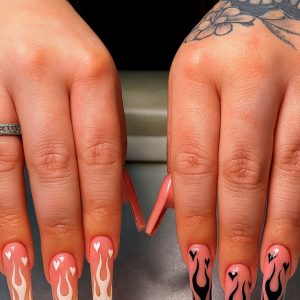 Acrylic Nail Extensions W Classic Or Gelish Color & Optional Pedicure NAILS Shop Online at Special Price from Dubai Shopping City