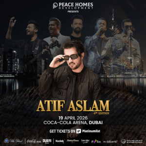 Atif Aslam 2026 in Dubai Concerts Dubai Concerts Shop Online at Special Price from Dubai Shopping City