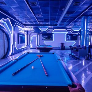 Choice Of 1, 2, 3, Or 5 Hours Of Billiards Pc Ps5 With Food Credit Men's Shop Online at Special Price from Dubai Shopping City