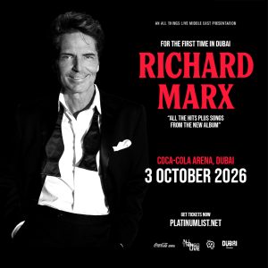 Richard Marx Live at Coca-Cola Arena in Dubai Concerts Dubai Concerts Shop Online at Special Price from Dubai Shopping City