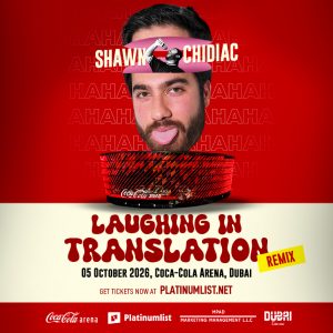 Shawn Chidiac Live – Laughing in Translation Remix in Dubai Comedy Events Dubai Comedy Events Shop Online at Special Price from Dubai Shopping City