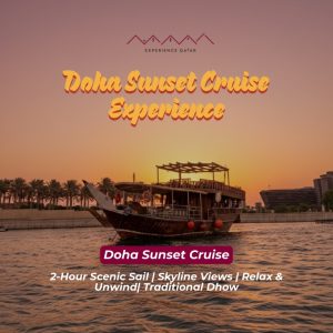 Doha Sunset Cruise Experience Adventure Park Doha Adventure Park Shop Online at Special Price from Dubai Shopping City