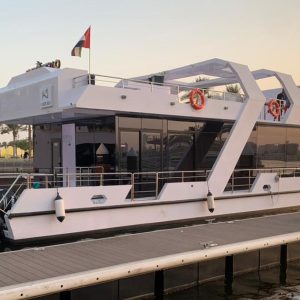 Dubai Canal Dinner Cruise With House Or Soft Beverages On Luxury Boat EXPERIENCE RESTAURANTS Shop Online at Special Price from Dubai Shopping City
