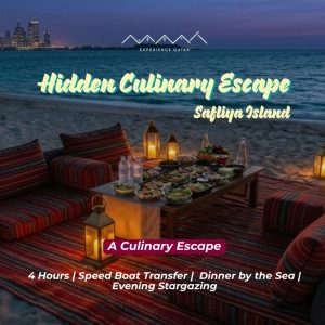 Hidden Culinary Escape | Safliyah Island Trip Adventure Park Doha Adventure Park Shop Online at Special Price from Dubai Shopping City