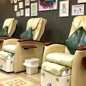 Polish & Pamper: Classic Or Gelish Mani-pedi With Spa NAILS Shop Online at Special Price from Dubai Shopping City