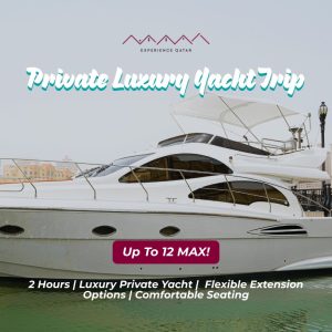 Private Luxury Yacht Trip Outdoor Attractions Doha Outdoor Attractions Shop Online at Special Price from Dubai Shopping City