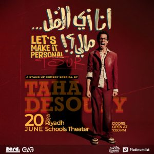 Taha Desouky – Stand Up Comedy Show in Riyadh Comedy Events Riyadh Comedy Events Shop Online at Special Price from Dubai Shopping City