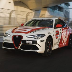 Yas Marina Circuit Alfa Romeo Giulia Quadrifoglio driving experience Experiences Abu Dhabi Experiences Shop Online at Special Price from Dubai Shopping City