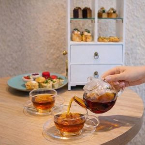Afternoon Tea Set For 2 Or 4 With Optional House Beverage Each RESTAURANT Shop Online at Special Price from Dubai Shopping City