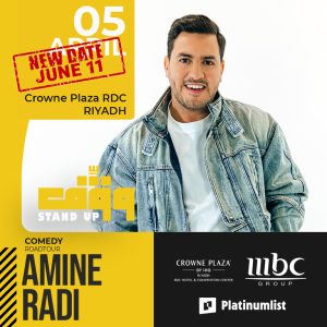 Amine Radi Live in Riyadh Comedy Events Riyadh Comedy Events Shop Online at Special Price from Dubai Shopping City