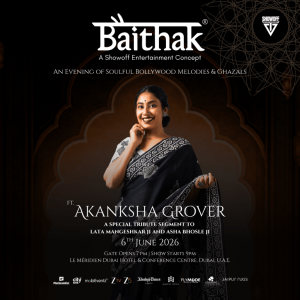 Baithak ft. Akanksha Grover in Dubai Concerts Dubai Concerts Shop Online at Special Price from Dubai Shopping City