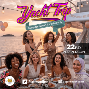 Ladies Yacht Trip Boat Tours and Cruises Manama Boat Tours and Cruises Shop Online at Special Price from Dubai Shopping City