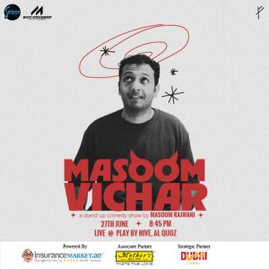 Masoom Rajwani Live in Dubai Comedy Events Dubai Comedy Events Shop Online at Special Price from Dubai Shopping City