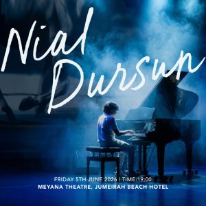 Nial Dursun Concert at Meyana Theatre, Jumeirah Beach Hotel, Dubai Comedy Events Dubai Comedy Events Shop Online at Special Price from Dubai Shopping City