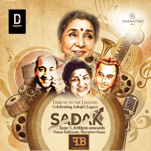 Tribute To Legends – Sadak in Muscat Concerts Muscat Concerts Shop Online at Special Price from Dubai Shopping City