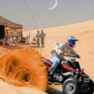 Vip Desert Safari & 30-min Quad Bike (home/Hotel Pickup) For 1, 2 Or 6 MOTOR SPORTS Shop Online at Special Price from Dubai Shopping City