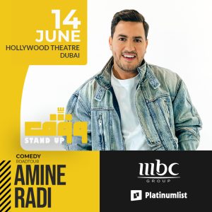 Wagef! Amine Radi Live at Hollywood Theatre, Dubai Comedy Events Dubai Comedy Events Shop Online at Special Price from Dubai Shopping City 2